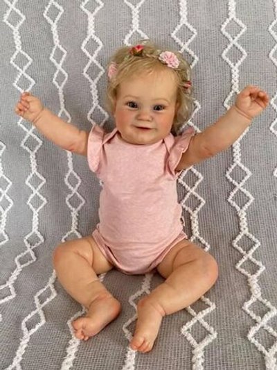 Кукла Реборн мягконабивная 60см в пакете (FA-004B)