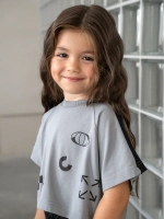 Костюм для девочки в садик, футболка и штаны