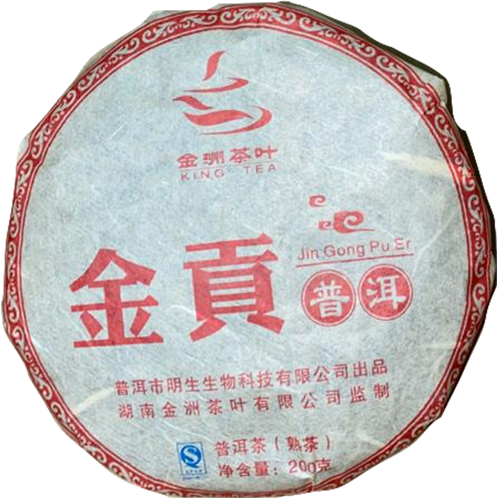 Чай шу пуэр King tea Цзинь Гун Королевская дань 200 г