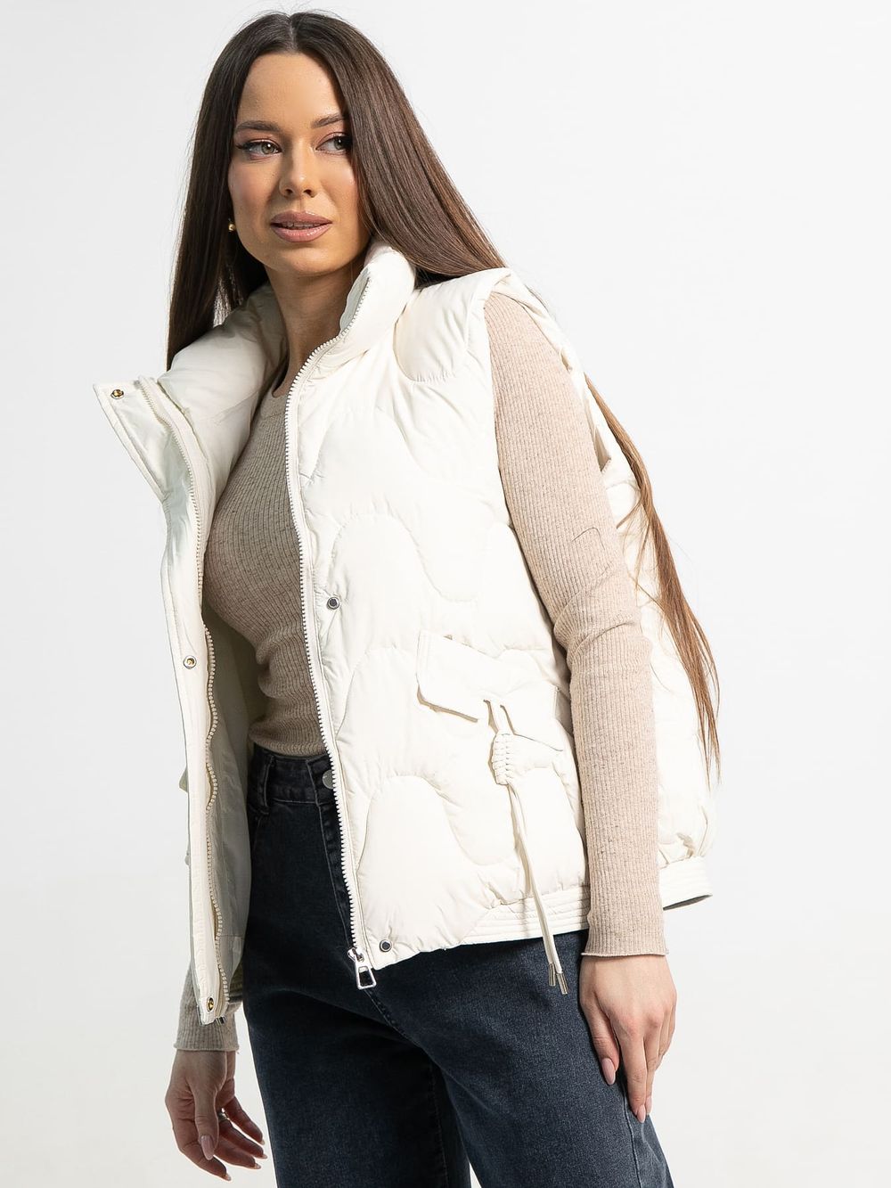 Жилет утепленный Фрия (крем-брюле) Б15289-4М LT Collection