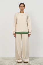 Брюки широкие, футер