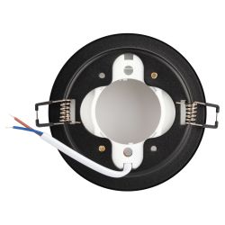 Светильник встраиваемый ЭРА KL115 BK под лампу GX53 черный