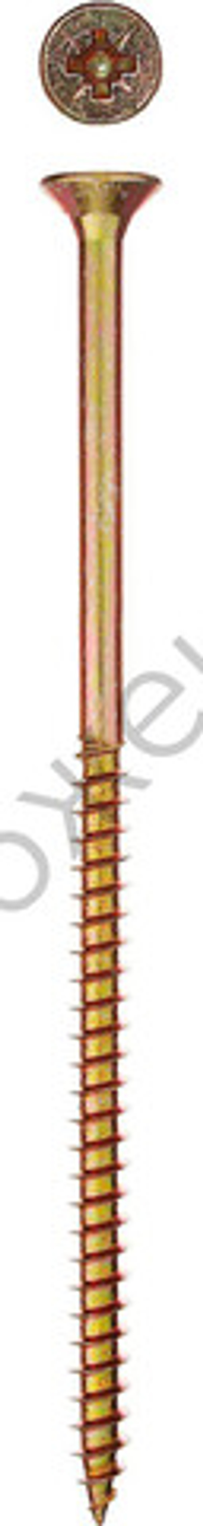 ЗУБР СУ-Ж 140 х 6.0 мм, желтый цинк, универсальный саморез, 4 шт (300396-60-140)