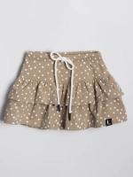 Летний костюм для девочки с юбкой-шорты