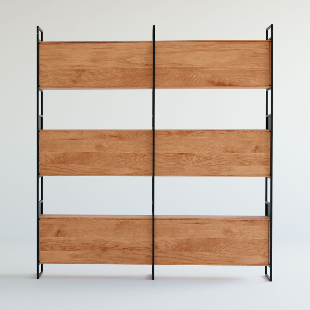 Стеллаж из дуба Бьерн 195х35х180 см