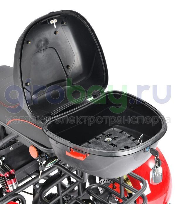 Электроскутер WHITE SIBERIA PRO TRIKE 3000W (Красный)