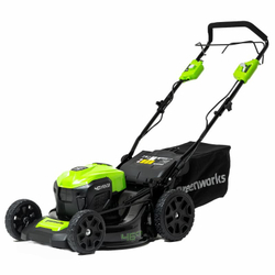 Газонокосилка аккумуляторная Greenworks Арт. 2506807, 40V, 46см, самоходная, бесщеточная