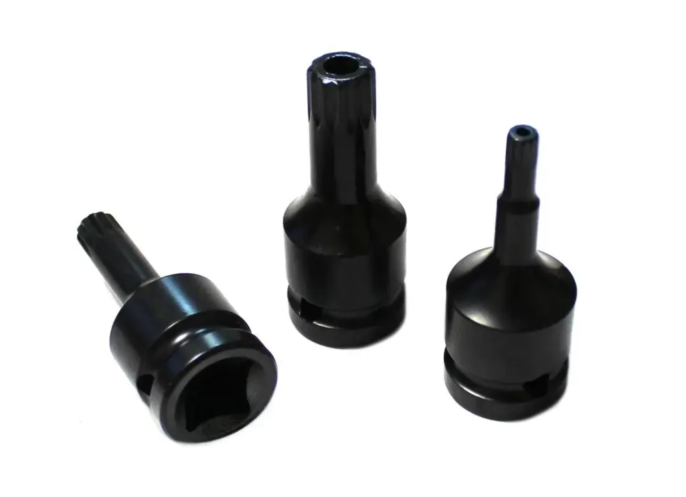 Головка-бита SPLINE ударная M14 с отверстием, 1/2'' Forsage F-24806014T