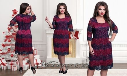 Платье 00180-коралл Minova