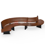 Скамейка Rail Road 03 Змейка