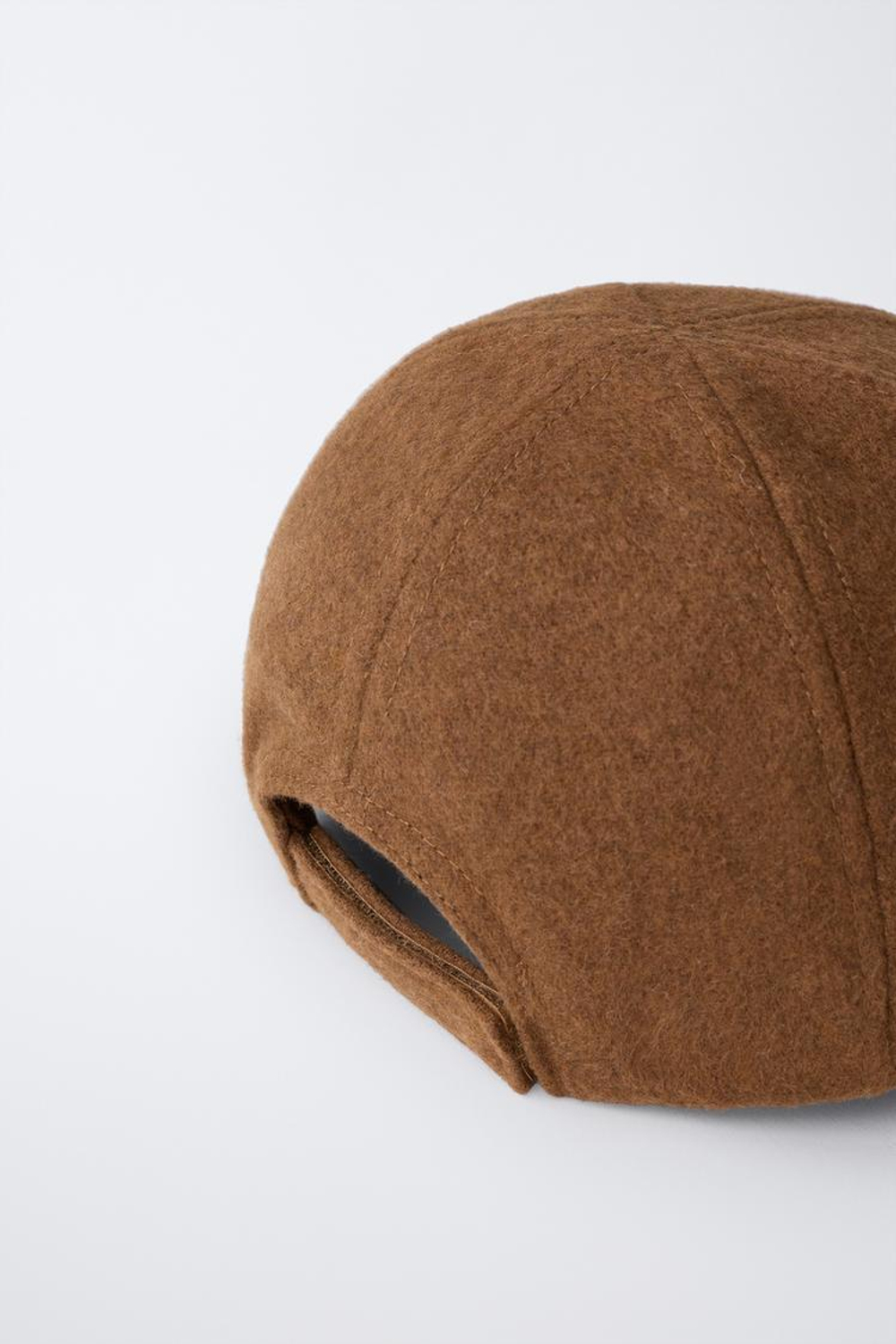 ZARA КЕПКА С ИНИЦИАЛАМИ, КАРАМЕЛЬНЫЙ