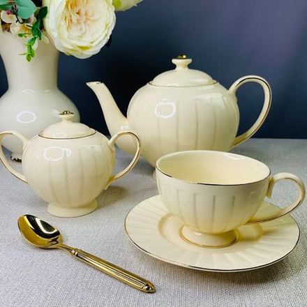 Lenardi 205-136 Чайный сервиз 14пр. MARZIPAN в под.уп.(х3)Фарфор
