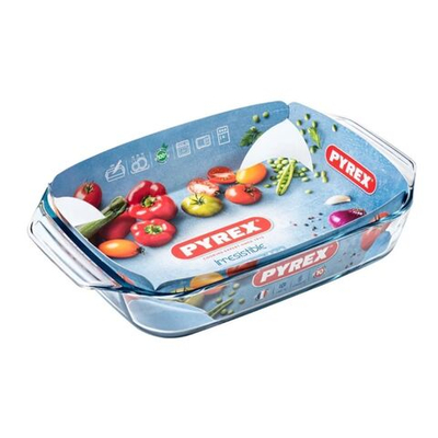 Форма для выпечки стекло, 25х39х7 см, 3.8 л, прямоуг, Pyrex, Irresistible, 409B000/7046