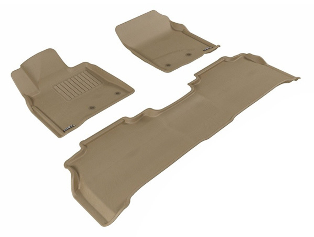 Коврики салона Sotra 3D Lux для Lexus LX570 2012- бежевые. Артикул STR74-00214