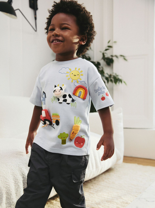 Футболка для мальчика Next E63-794, Голубой