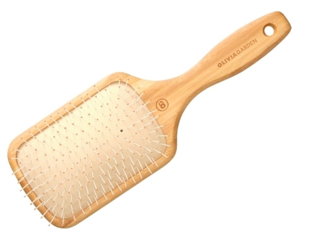 Щетка массажная нейлон Bamboo Touch L ID1034 - 4