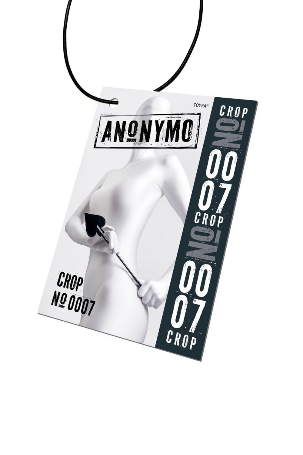 Черный стек Anonymo - 36 см. (Цвет: черный)