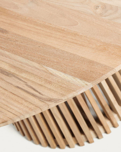 Дизайнерский стол LINES OAK 90 latte