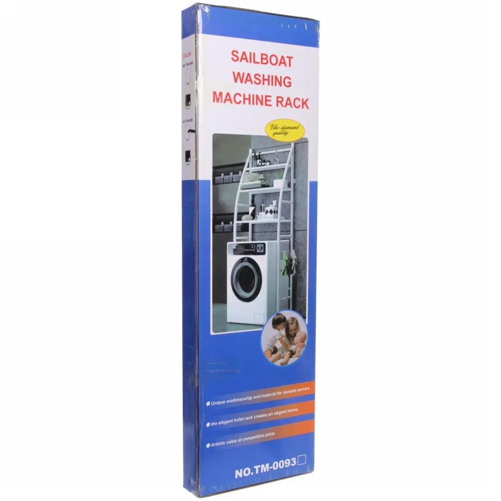 Полка-стеллаж для туалетной и ванной комнаты 0093