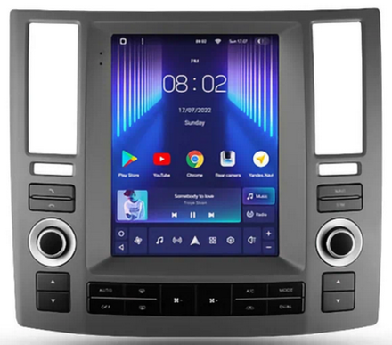 Магнитола для Infiniti FX 2006-2008 - Teyes TPRO 2 экран 9.7" в стиле "Тесла" на Android 10, ТОП процессор, CarPlay, 4G SIM-слот