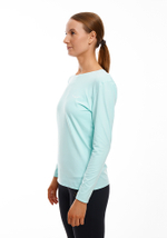 ЛОНГСЛИВ УТЕПЛЕННЫЙ ЖЕНСКИЙ WARM LONG SLEEVES TEE | AQUA