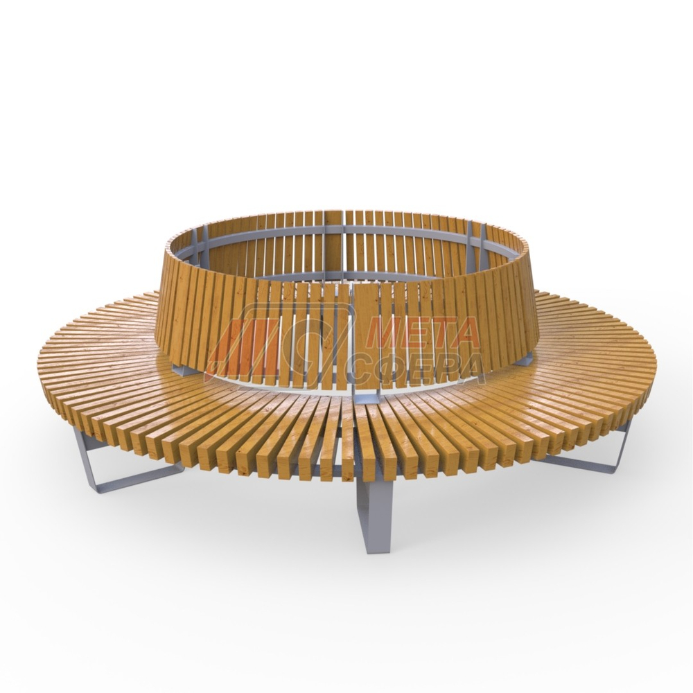 Скамейка Rail Road 02 круг