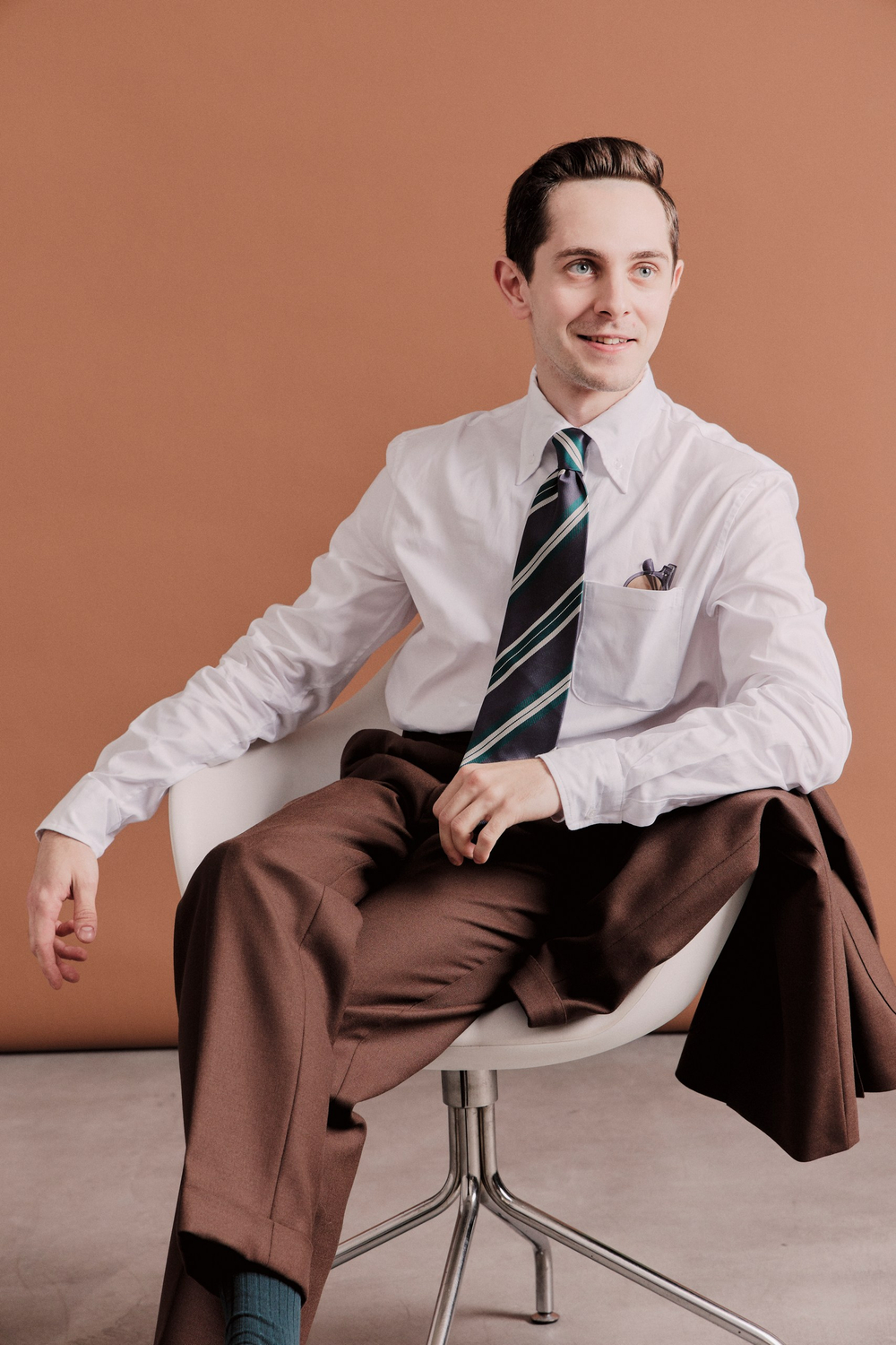 Рубашка OCBD белая