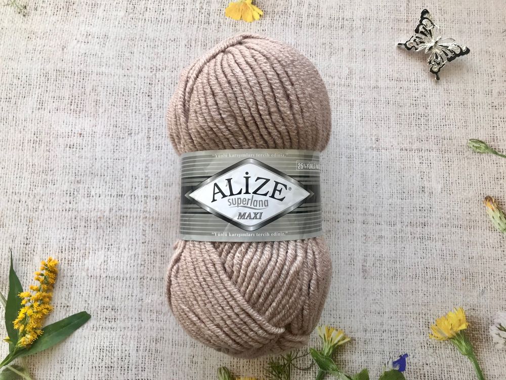 Пряжа ALIZE &quot;Superlana maxi&quot; 541 норка