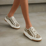 Gucci Logo-jacquard canvas sneakers