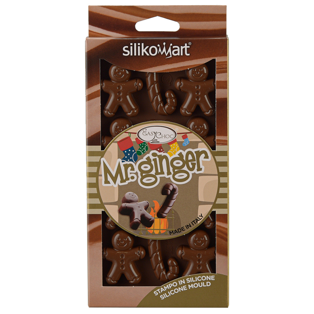 Форма для приготовления конфет Silikomart Mr Ginger силиконовая