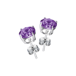 Серьги пусеты Ametist S