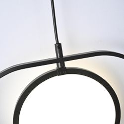 Подвесной светильник ARVET горизонтальный Черный