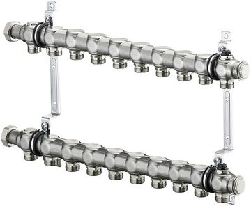 Коллектор Oventrop Multidis SH 1" арт. 1407060 (10 контуров) для радиаторного отопления