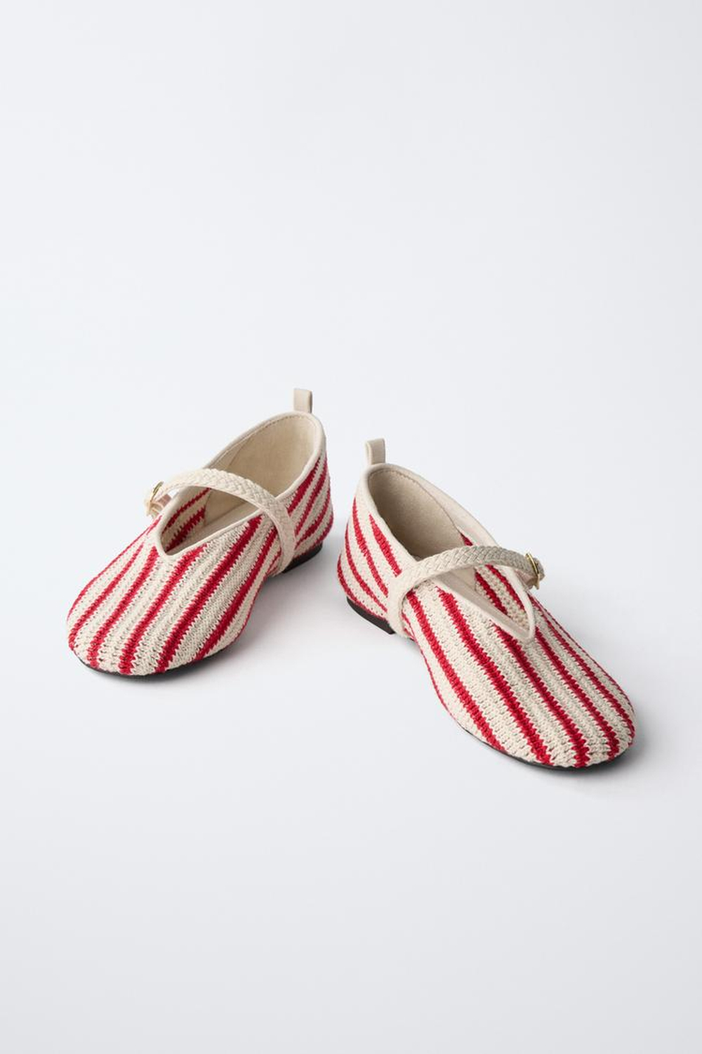 ZARA БАЛЕТКИ, КРАСНЫЙ