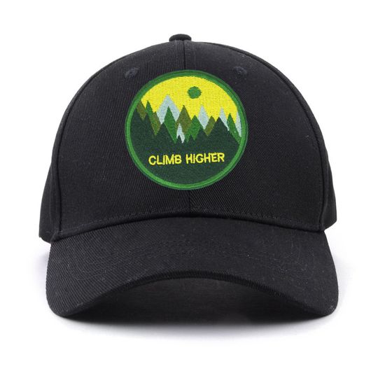 Нашивка термоаппликация на одежду и на рюкзак. Climb higher, Путешествия, Горы