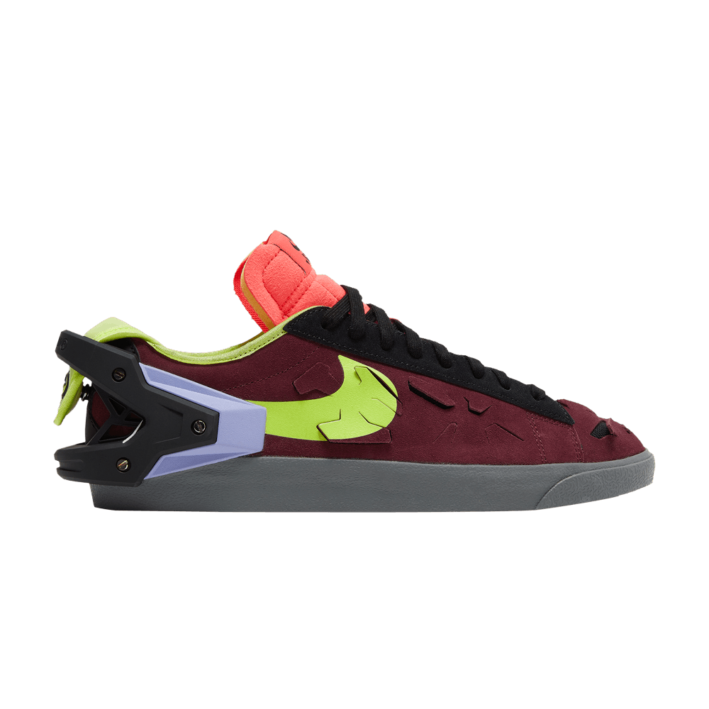 Кроссовки Acronym X Nike Blazer Low "Night Maroon"