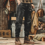 Ретро-джинсы американского стиля, свободные прямые, повседневные универсальные брюки для мужчин, осенний сезон