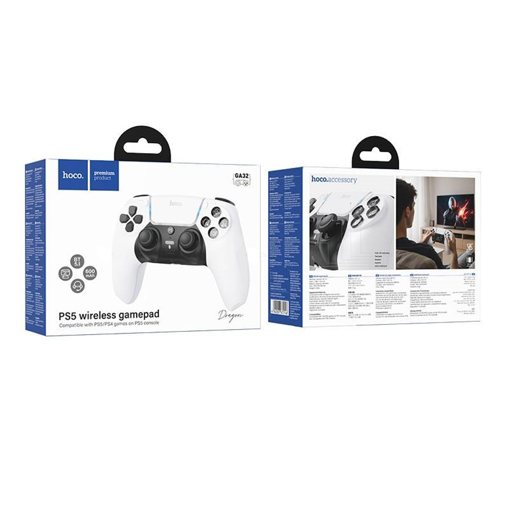 Геймпад для PS5 HOCO GA32 (белый)