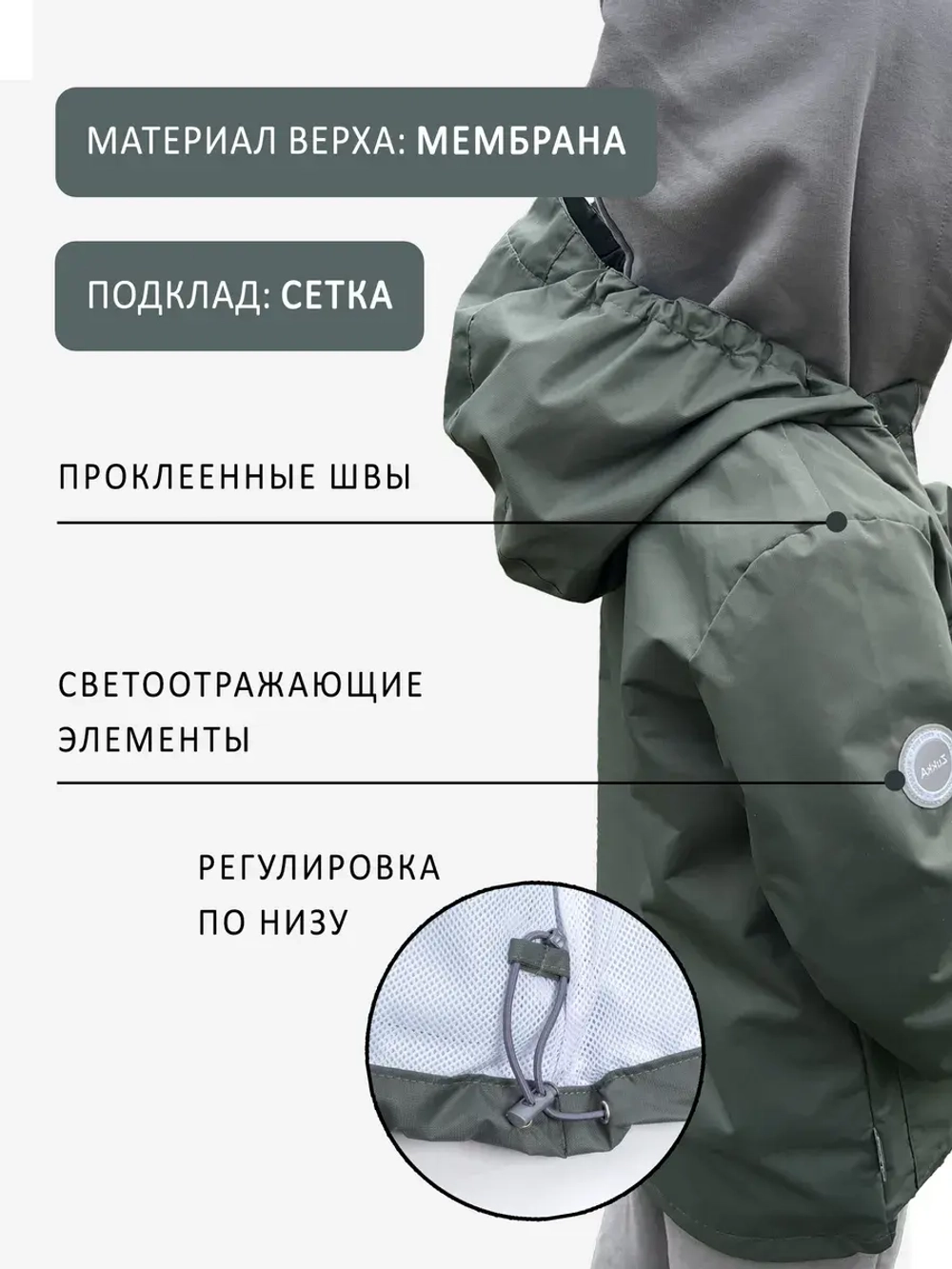 Ветровка из мембраны