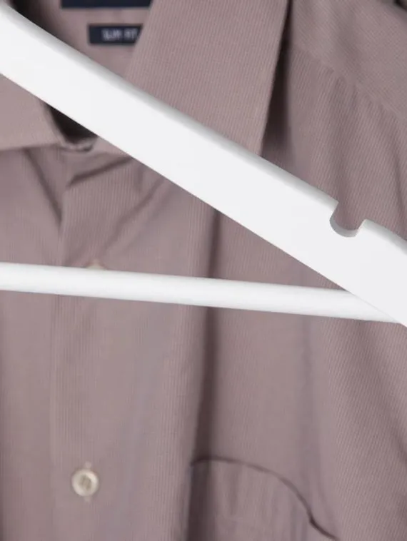 Вешалка для одежды с перекладиной SAVANNA, размер 46-48, дерево, покрытие Soft-touch, цвет белый