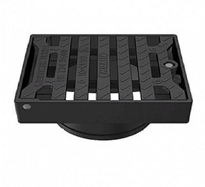 Дождеприёмник чугунный Wavin 40т (D400) квадратный 425 №22978097