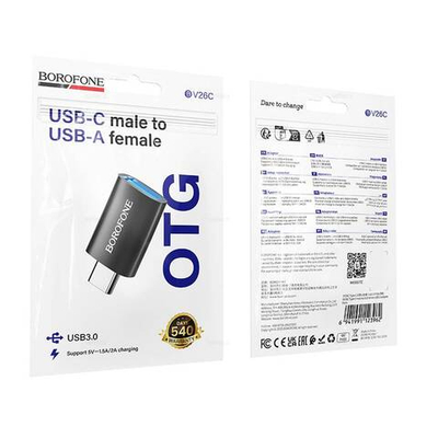 BV26C Type-C штекер на USB гнездо USB3.0 адаптер