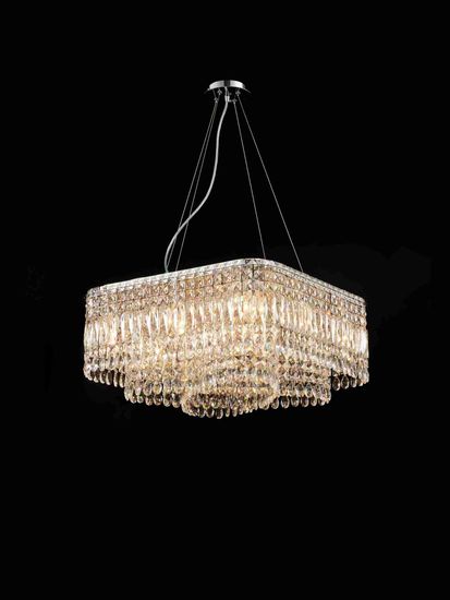 E67-ф600*H280 CHROME (1) Люстра NW