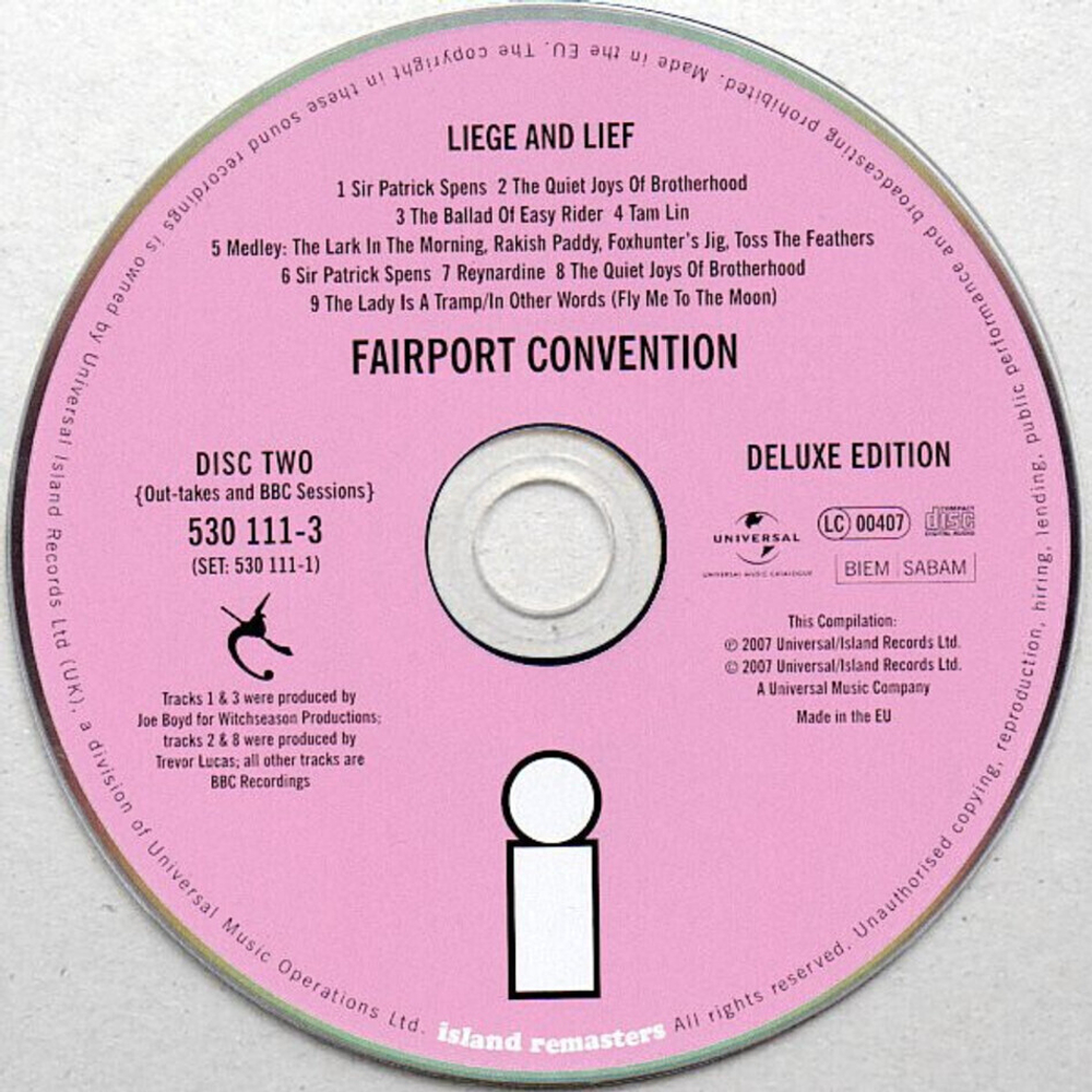Fairport Convention / Liege & Lief (Deluxe Edition)(2CD)