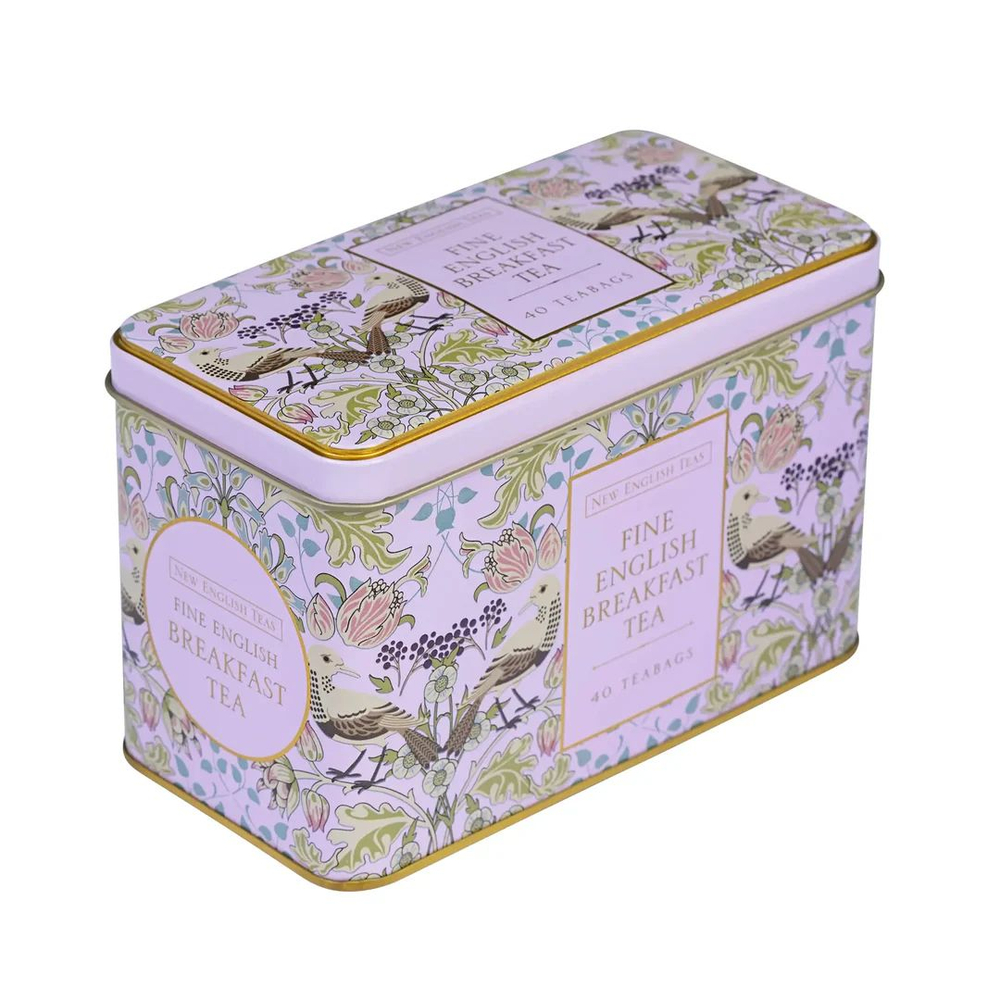 New English Teas Набор чая в пакетиках Song Thrush Classic Tea Tin Set, 3шт