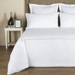 Постельное белье односпальное One Bourdon White/Sepia (155 x 200 см)