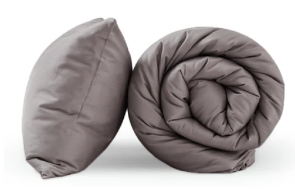 Постельное белье GoodNight Сатин Делюкс 2 сп. с евро (с нав. 50х70) тауп