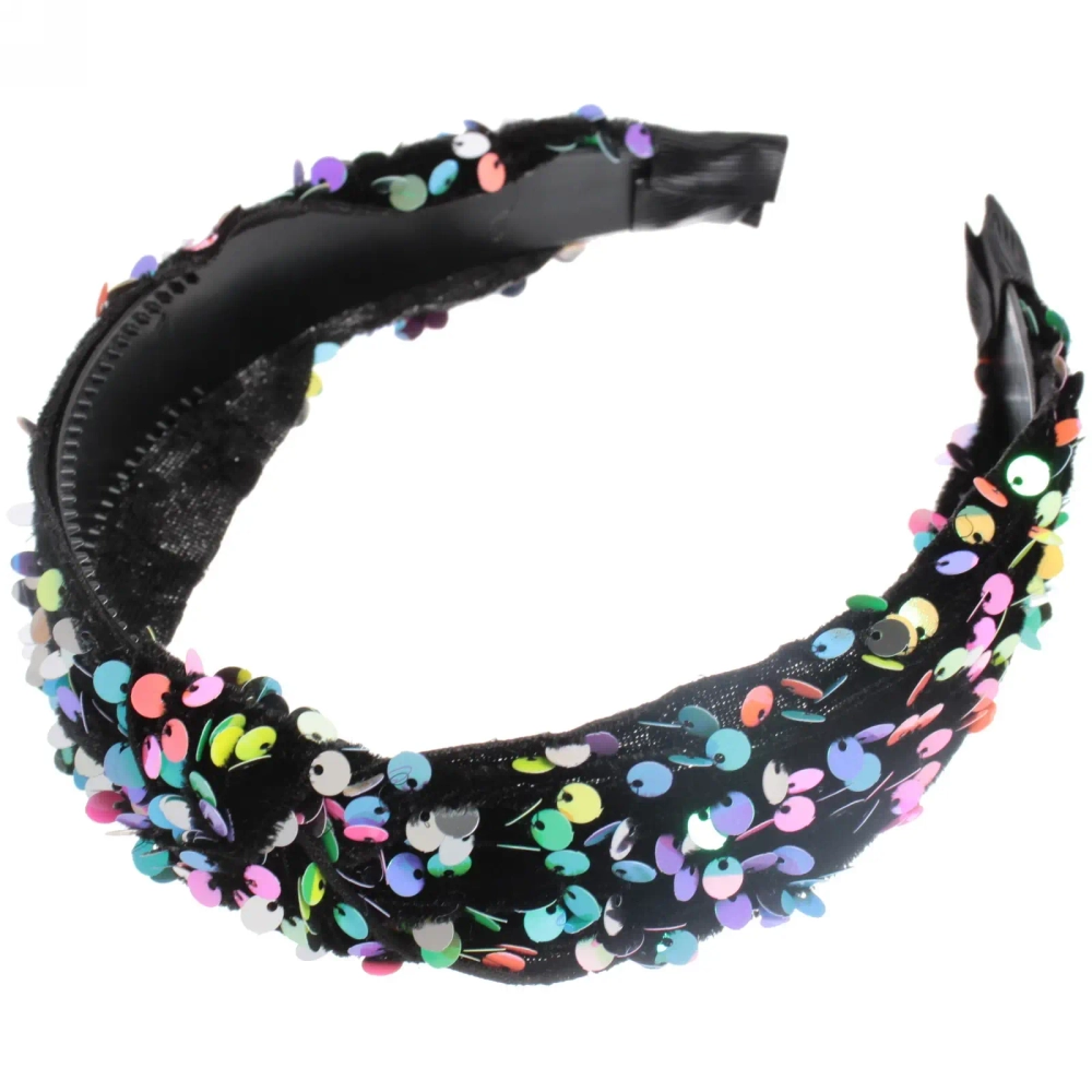 Ободок для волос «Krasa - Bella», ширина 2,8см, микс 6 цветов