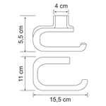 Kammel K-8396WHITE Держатель туалетной бумаги