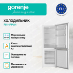 Отдельностоящий двухкамерный холодильник Gorenje RK14FPW4